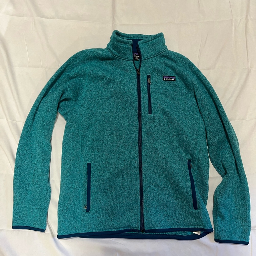 Patagonia Men’s Teal Full-Zip Fleece Jacket